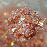 Carrots Iridescent Chunky Glitter - Orange Glitter